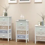 vidaXL Sideboard 38 x 28 x 72 cm Weiß