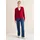 Cecil Cardigan CECIL, Damen, Gr. XXL (46), beaujolais rot, Web, 37% Baumwolle, 34% Polyacryl, 26% Polyester, 3% Elasthan, unifarben, normal normal, V-Ausschnitt, abgesteppt, Strickjacken, aus Feinstrick