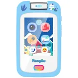 JANOLTY Spiel-Smartphone Kinder Handy Smartphone Spielzeug Kinder 3–12 Kinderkamera (ahren, Kid Phone, Dual, (Kamera, 1080P HD Touchscreen und Spielen, mit 8G SD), MP3,Geschenke für Kinder Jahre,Geburtstags Weihnachten) blau