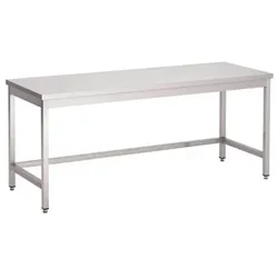 Gastronoble Gastro M Arbeitstisch mit Grundboden aus Edelstahl 1200x700x850mm