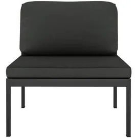 vidaXL 6-tlg. Garten-Lounge-Set mit Kissen Aluminium Anthrazit