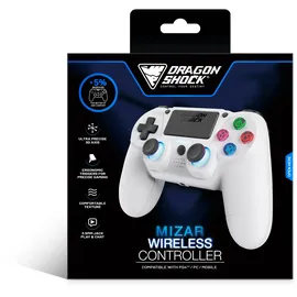 dragonshock Mizar Wireless weiß PS4