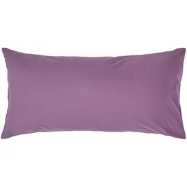 Homescapes - Kopfkissenbezug Fadendichte 200 Traube lila, 40 X 80 cm