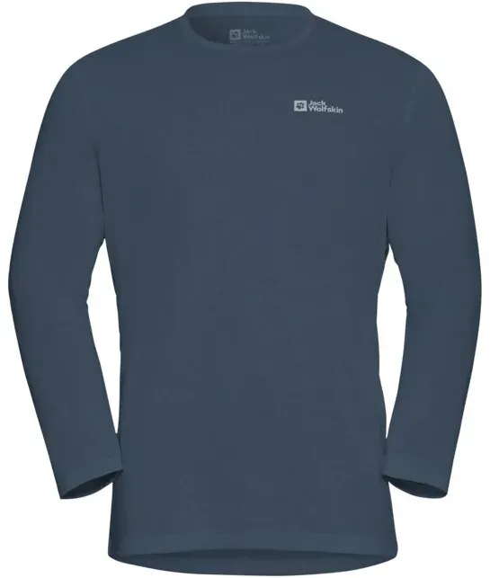 Jack Wolfskin Herren Vonnan Langarmshirt - XL - midnight sky