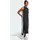 adidas Essentials 3-Streifen Long Racerback Kleid Black / White 2XS