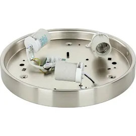 Licht-Erlebnisse Deckenlampe 1 x E27 rund Glas Nickel matt