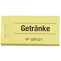 WOLF & APPENZELLER Bonblöcke Getränke, gelb, 10 Blöcke