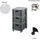 Rotho Country Rollcontainer 37,5 x 32,5 x 71,2 cm grau