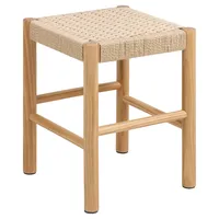 Actona GROUP Stuhl »Alvin, Hocker, Off White Papiergeflecht, mit