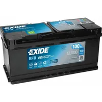 Exide EL1000 Start-Stop EFB 12V 100Ah 900A Autobatterie