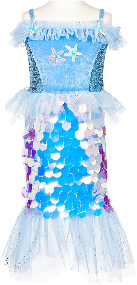 Souza for kids - Kostüm-Kleid MEERJUNGFRAU LORELIE in blau, Gr.98-104