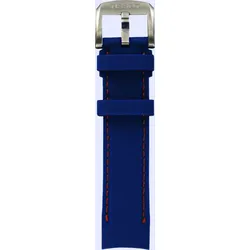 Tissot - Silikon Quickster Chrono Silikon, Blau, Stahl Schnalle T603035677 - blau