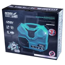 Dedra Batteriekompressor 218v Sas+all - Ded7076v