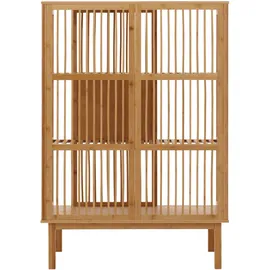 Mendler HWC-N81 Badezimmerschrank 115 x 80 x 45 cm Braun