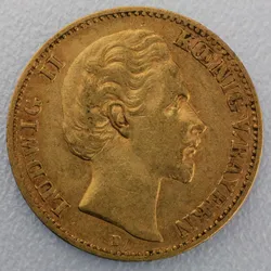 Goldmünze 10 Mark Ludwig II. (Bayern)