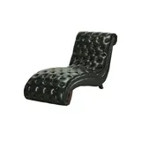 U N O Sports uno Relaxsessel aus Echtleder Chesterfield , braun , Maße (cm): B: 82 H: 103 T: 95.0