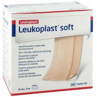 Leukoplast Soft Pflaster 8 cmx5 m Rolle