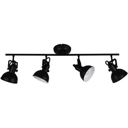 REALITY LEUCHTEN Deckenstrahler "Gina", schwarz, Ø 13cm H: 25,5cm, Lampen, Deckenlampe, Leuchtmittel tauschbar