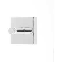 Primaster Classic Cube Handtuchhaken Edelstahl Grau