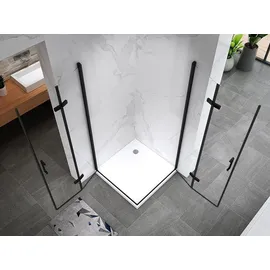 i-flair Matilde Eckdusche mit Falttür 80 x 85 cm D648360641500
