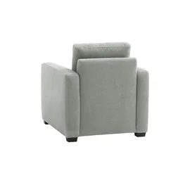 bobb Relaxsessel Lisa de Luxe Mikrofaser 85 x 90 x 93 cm Grau