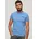 Vintage Logo Embroidered Kurzarm-T-Shirt Fresh Blue Grit L