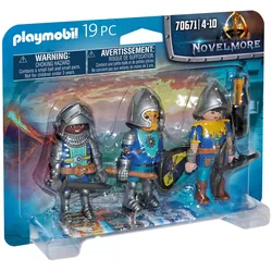 PLAYMOBIL Novelmore 3er Set Ritter, 4 Jahr(e), Mehrfarbig, Kunststoff