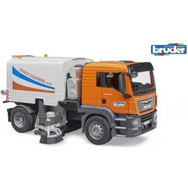 Bruder 03780 - MAN TGS LKW Straßenreinigung gelb/weiß 1:16