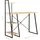 vidaXL Schreibtisch mit Regaleinheit Schwarz und Eiche 102×50×117 cm