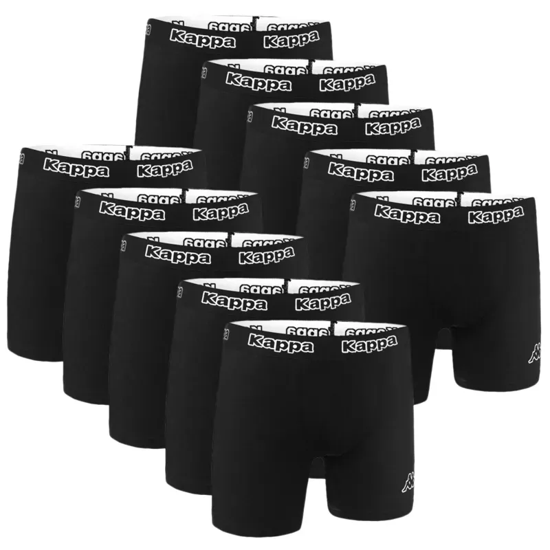 10er Pack Kappa Boxershorts schwarz M