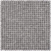 myfelt Filzkugel Sitzauflage Stuhlauflage - Carl - 36x36 cm, grau