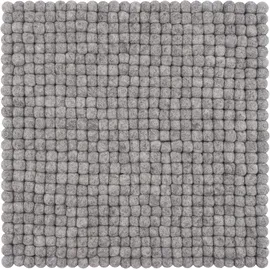 myfelt Filzkugel Sitzauflage Stuhlauflage - Carl - 36x36 cm, grau