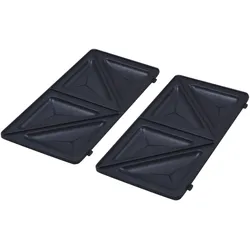 Sandwich-Platte 2x Tefal XA800212 Club Sandwich + Rezeptbuch für Waffelautomat