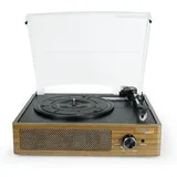 Technaxx TX-186 USB-Plattenspieler Riemenantrieb Braun