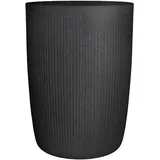 Scheurich Lineto High 38,6 Ø x 53,9 cm Stony Black