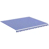 deluke Markisenbespannung 400 x 350 cm blau-weiß