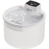 Katzenbrunnen Kabellos 3.2 L Trinkbrunnen für Katze Kabellos mit Bewegungsmelder Katzen Trinkbrunnen Katzentrinkbrunnen 4000mAh Hochwertige Filtration Wasserspender Katzen Weiß