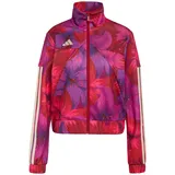 adidas Women's x Farm Rio House of TIRO Track TOP, Bahia Magenta/Active Maroon/Crystal Linen, S