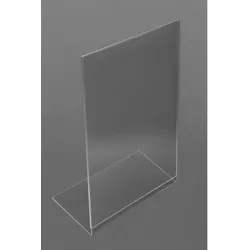 Olympia Tischaufsteller Acryl L-Form A4
