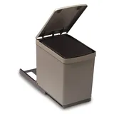 Victory Einbaumülleimer Traditionline 16 l Alugrau