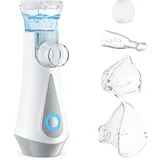 jossis Inhalationsgerät, JOSSIS Ultra Leise Inhaliergeräte für Erwachsene, Kinder, Partikelgröße 1-5μm, Einstellbarer Sprühnebel, Aufladbarer Inhalator