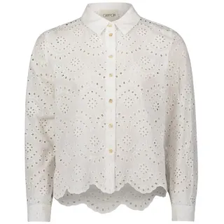 Cartoon Damen Spitzenbluse mit Knopfleiste 40, Weiß - 40