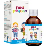 Neo Peques Omega 3 DHA Sirup (150 ml), Omega 3 Tropfen für Kinder ab 3 Jahren, Nahrungsergänzungsmittel aus Fischöl, mit Erdbeergeschmack