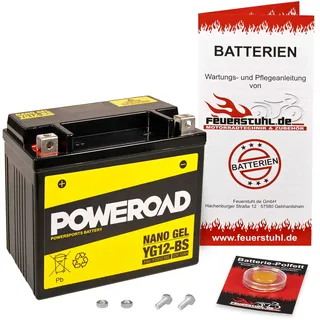 Gel-Batterie für Honda VFR 750 F, 1990-1997 (RC36) wartungsfrei, einbaufertig, startklar, inkl. 7,50€ Pfand