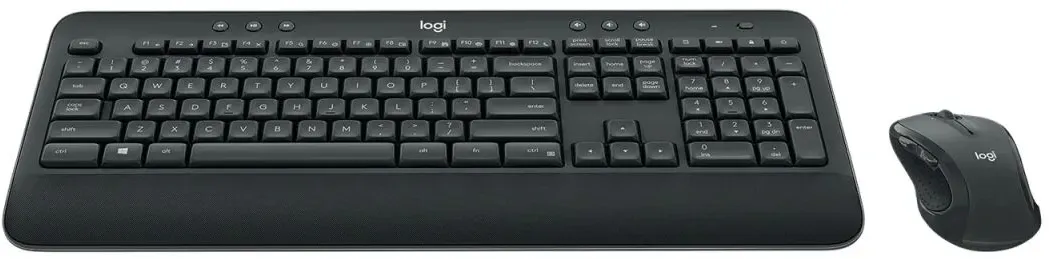 Logitech 920-008923 Tastatur Maus enthalten Büro RF Wireless QWERTY US International Schwarz