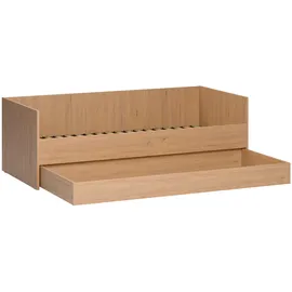 Vox Bett VOX "SIMPLE, hydraulischer Bettkasten, optional Zusatzbett/ Schublade", braun (eiche), B:95,3cm H:68,1cm L:205,6cm, Betten, Bett, mehrere Farben, langlebig und stabil, Made in EU
