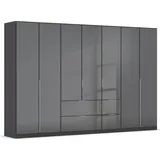 Rauch »Kleiderschrank Kleiderschränke Schrank Garderobe AGORDO mit Glasfront«, mit Außenschubkästen, in 6 Breiten und 2 Höhen MADE IN GERMANY