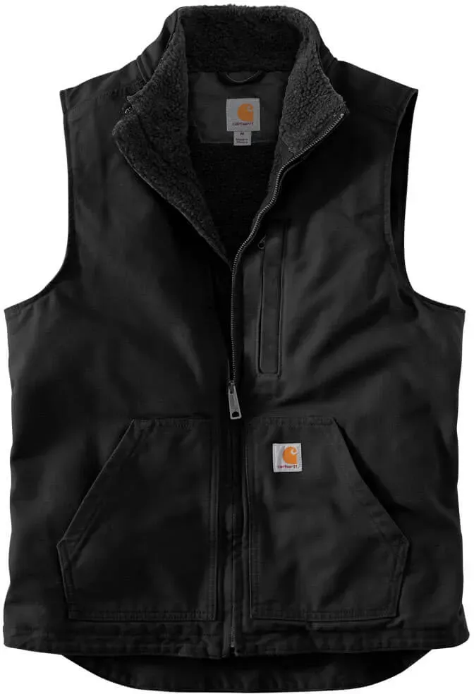 Carhartt Mock Neck Winterweste mit Webpelzfutter
