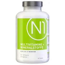 N1 Multivitamin Tabletten + Mineralstoffe Jahresvorrat 365 St