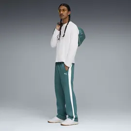 Puma Sporthose "T7 ALWAYS ON Relaxed Trainingshose Herren", Herren, Gr. S, Normalgrößen, emerald ice grün, Obermaterial: 33% Baumwolle, 67% Polyester. Tasche – Oben: 100% Baumwolle.